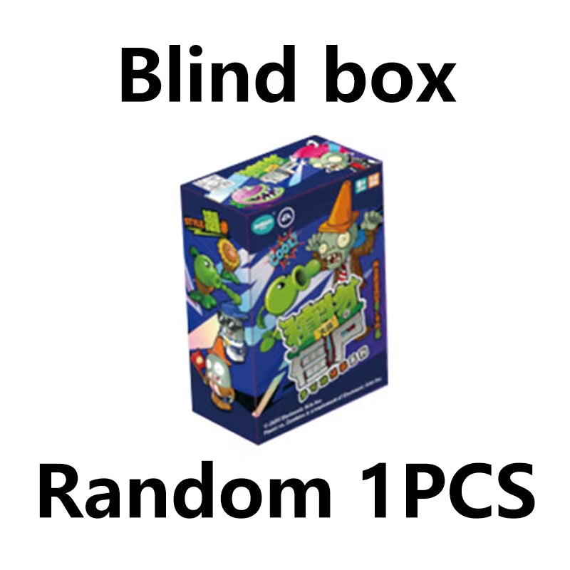 12 PCS Plants Vs Zombies Blind Box Pirate Zombie Egyptian Zombie Must Be Hidden Assembled Doll Toy Action Figure Boy Toy Gift