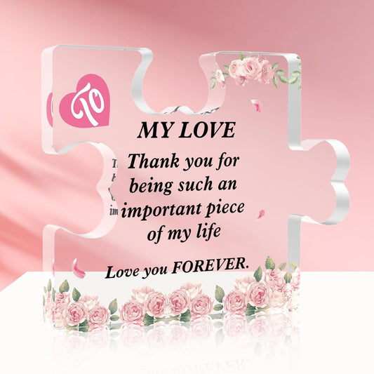 Valentines Day Gifts for Her/Him, Gifts for Boyfriend Girlfriend - Acrylic Puzzl