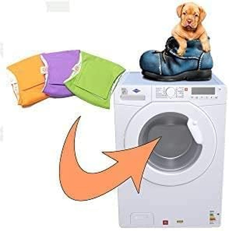 Male Dog Wraps Washable & Reusable Belly Band Diapers Materials Durable Machine Washable Doggie Pee Puppy Pads Diaper Trainer Potty - 3 Pack Set