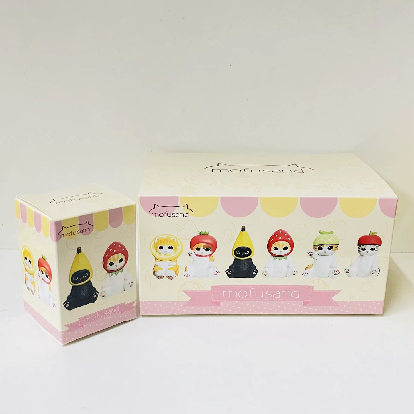 Mofusand Shark Cat Blind Box Series Toy Creative Desktop Cartoon Ornament Doll Collectibles Home Decoration Mystery Box Fun Gift