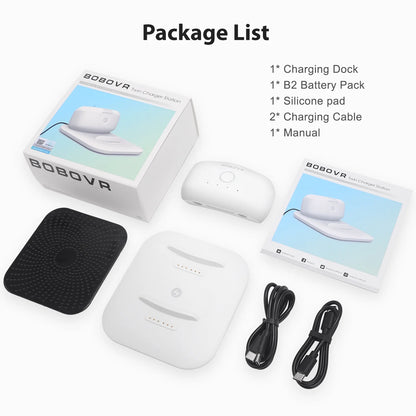 Twin Charger Station/Dock for B2 Battery Pack for M2PRO M1PLUS M2PLUS Battery Head Strap