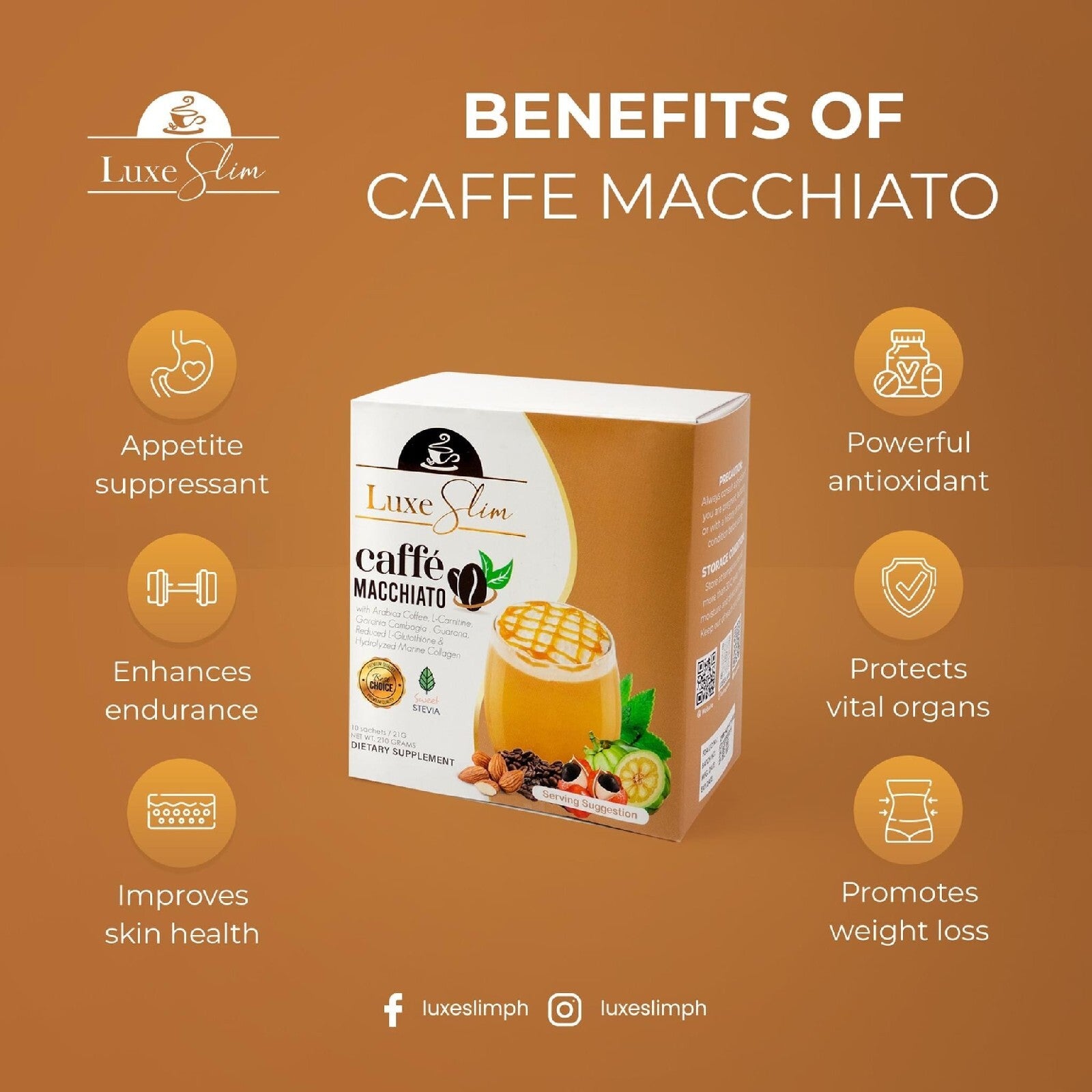Luxeslim Caffé Macchiato Half Kilo 500G