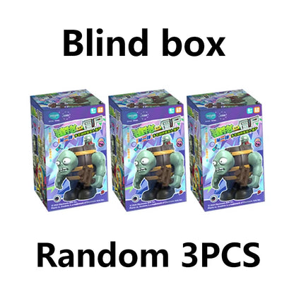 12 PCS Plants Vs Zombies Blind Box Pirate Zombie Egyptian Zombie Must Be Hidden Assembled Doll Toy Action Figure Boy Toy Gift