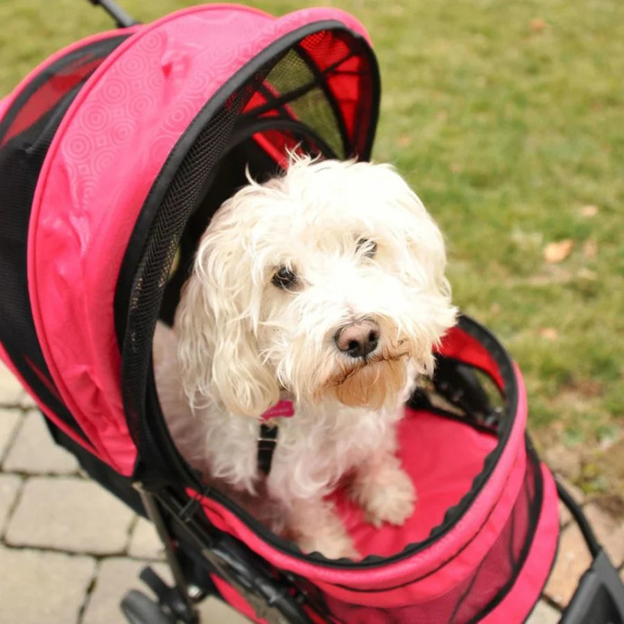 Regal Pet Stroller, for Dogs, Raspberry Sorbet
