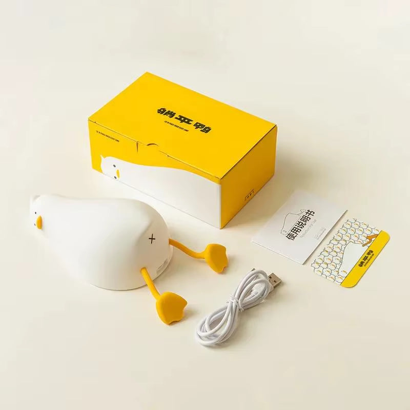 Cute Animal Giraffe Panda Silicone Night Light Timer Patting Lamp Rechargeable Night Lamp for Kids Boys Birthday Gift Room Decor
