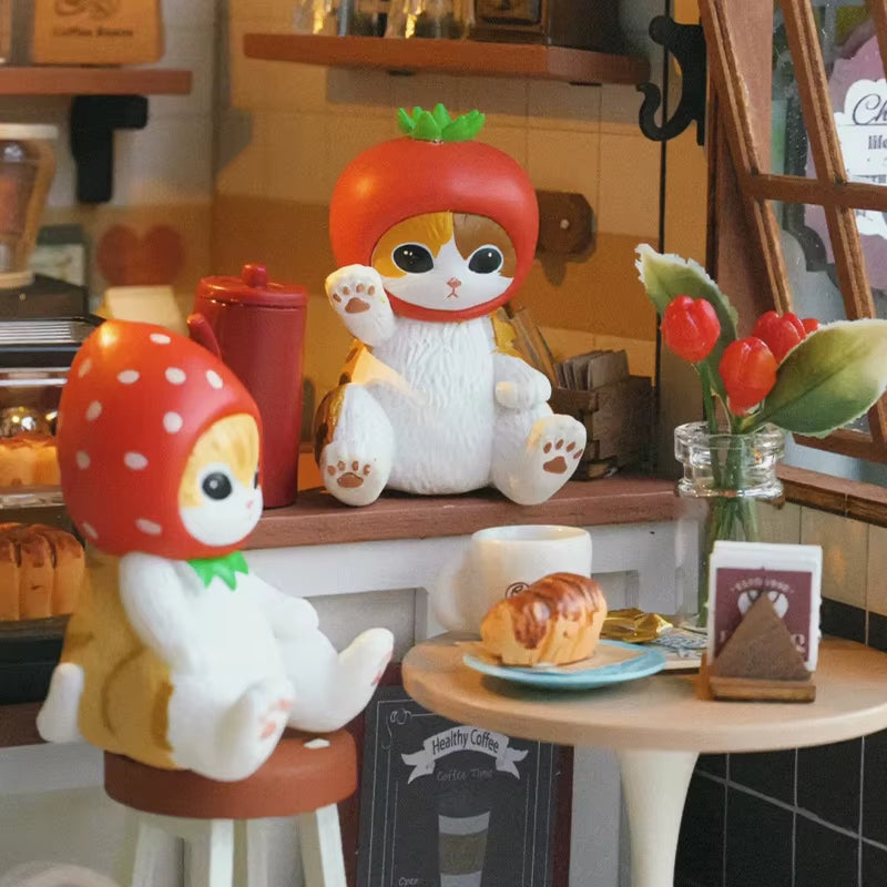 Mofusand Shark Cat Blind Box Series Toy Creative Desktop Cartoon Ornament Doll Collectibles Home Decoration Mystery Box Fun Gift