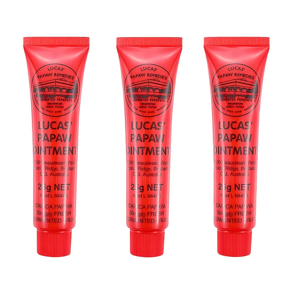 Papaw Ointment Balm Lipstick Moisturizing anti Drying Multifunctional Hydrating Universal Cream Lip Balm Oil 25G Lucas Face Care