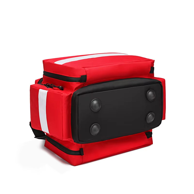 Outdoor Emergency First Aid Kit Medical Bag Rescue Large Capacity Case Waterproof Reflective Oxford Multi-Pocket Travel Backpack