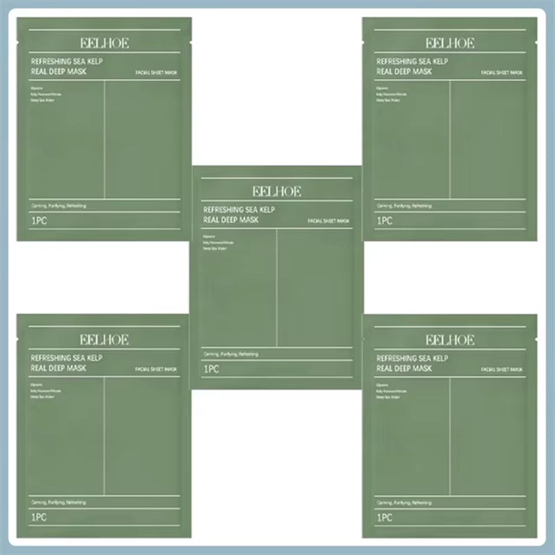 Seaweed Deep Repair Mask Restore Facial Skin Elasticity Hydration Plump Moisturizing Face Care Beauty Products Korean Cosmetics