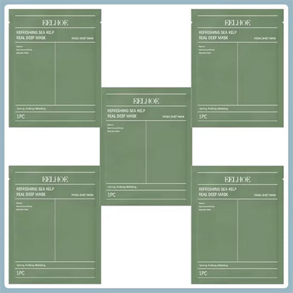 Seaweed Deep Repair Mask Restore Facial Skin Elasticity Hydration Plump Moisturizing Face Care Beauty Products Korean Cosmetics