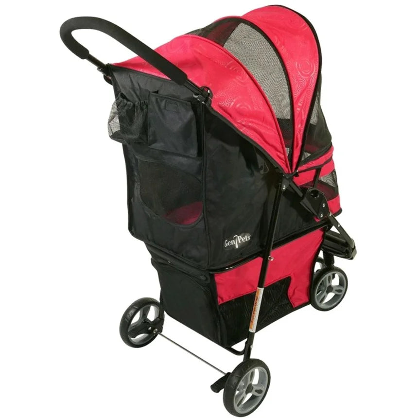 Regal Pet Stroller, for Dogs, Raspberry Sorbet
