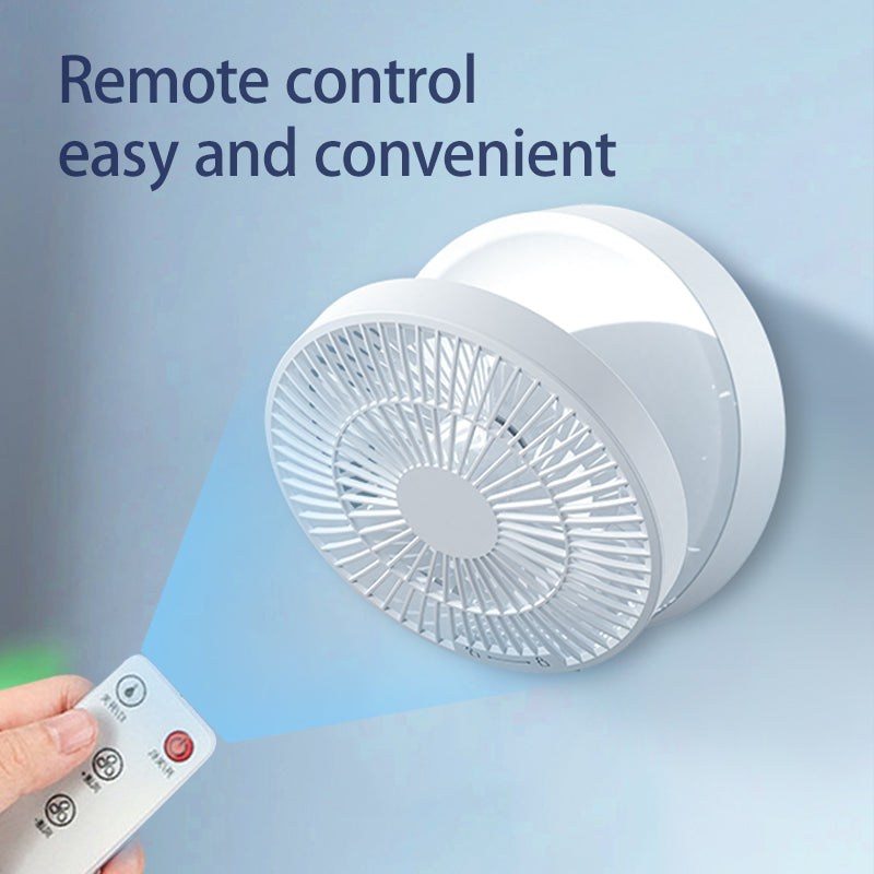 Remote Control Portable Rechargeable Ceiling Usb Electric Folding Fan Night Light Air Cooler Home-Appliance Home