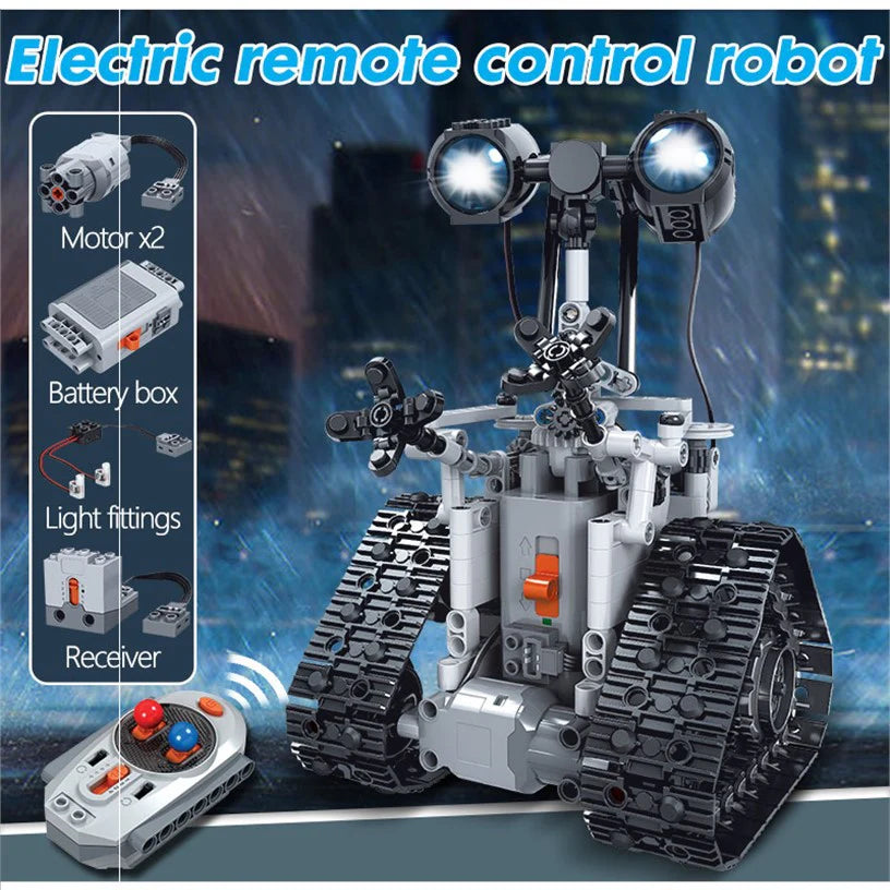 Electronic Robot Brick Assembly Kit for Kids Construction Play