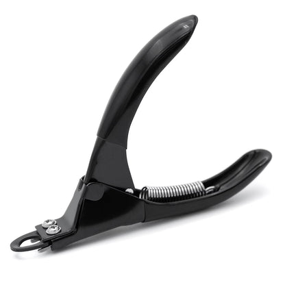 Pet Nail Trimmer Large Hole Black – Guillotine Clippers for Dog, Cat, Puppy & Small Animal Grooming – Stainless Steel Blade, Non Slip Grip, Pet Grooming Tool for Home & Travel