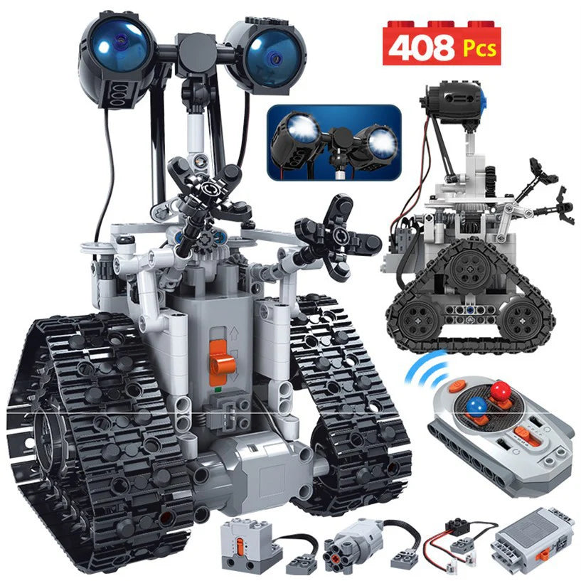 Electronic Robot Brick Assembly Kit for Kids Construction Play