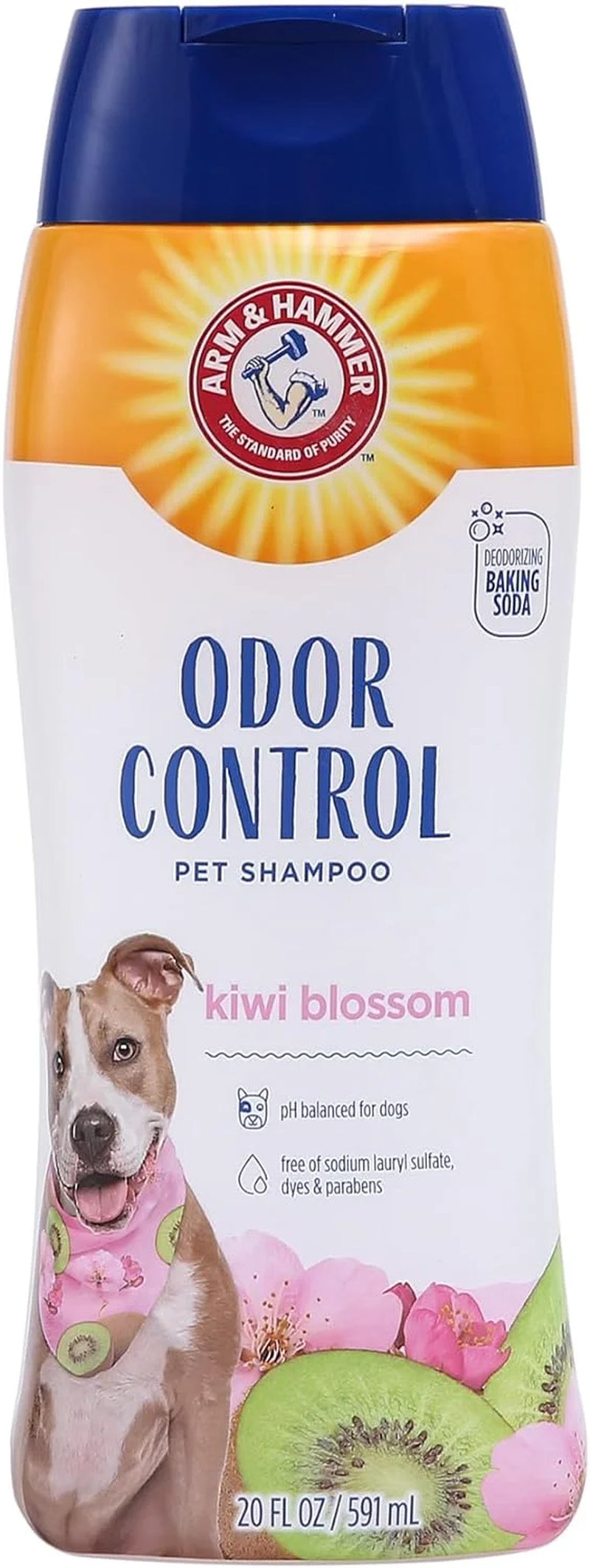 (3 Pack)  Dog Deodorizing Shampoo with Baking Soda, Kiwi Blossom Scent 20 Oz