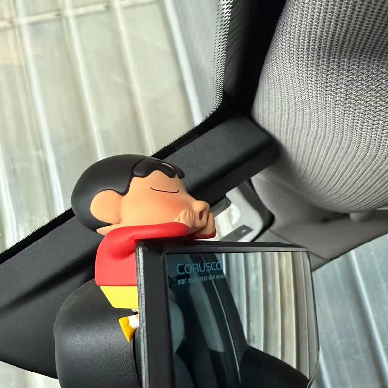 Original Crayon Shin Chan Blind Boxs Toys Kawaii Figures Anime Model Mobile Phone and Computer Screen Car Ornament Toys