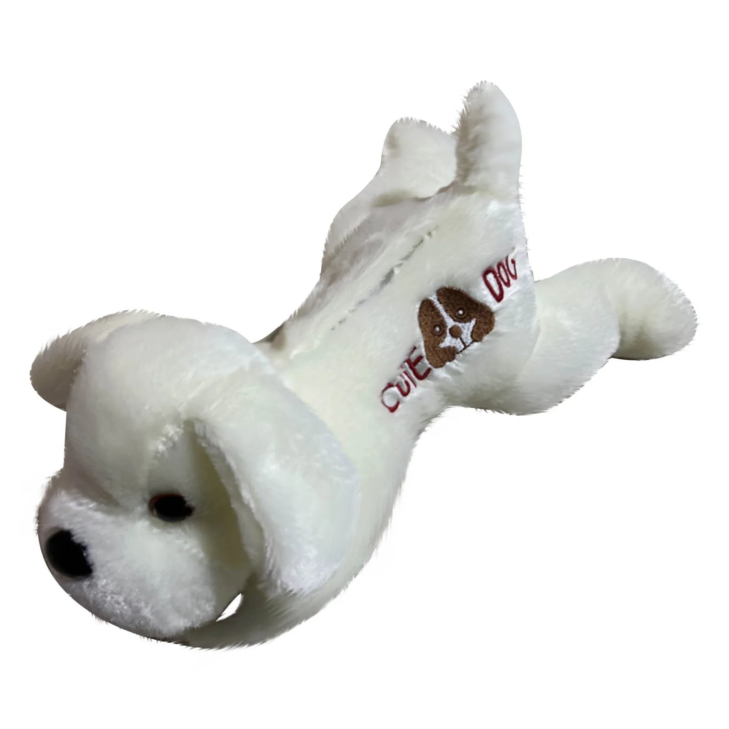 Light up Dog Plush, LED Puppy Stuffed Animal, 13" Glowing Stuffed Pillow Plush with Night Lights Birthday Valentines Gift for Toddler Kids, White
