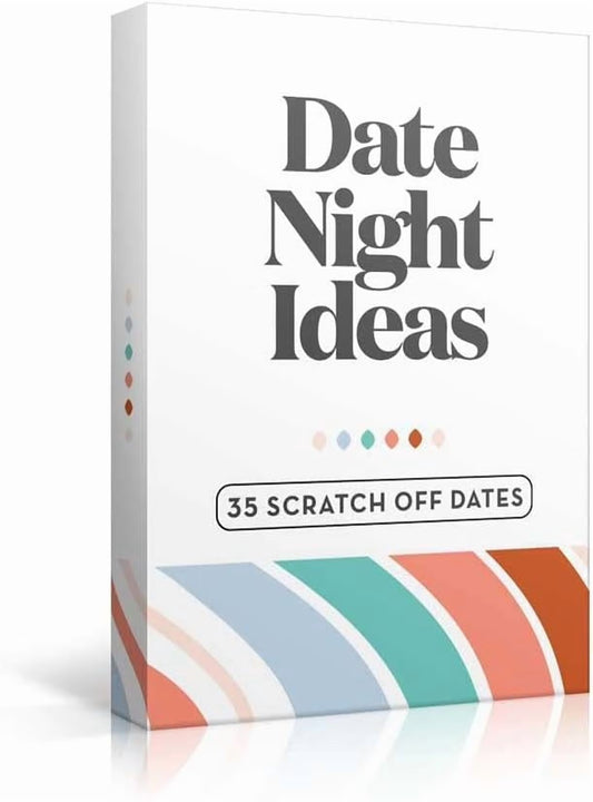 Romantic Couples Gift - Fun & Adventurous Date Night Box - Scratch off Card Game with Exciting Date Ideas for Couple: Girlfriend, Boyfriend, Newlywed, Wife or Husband.