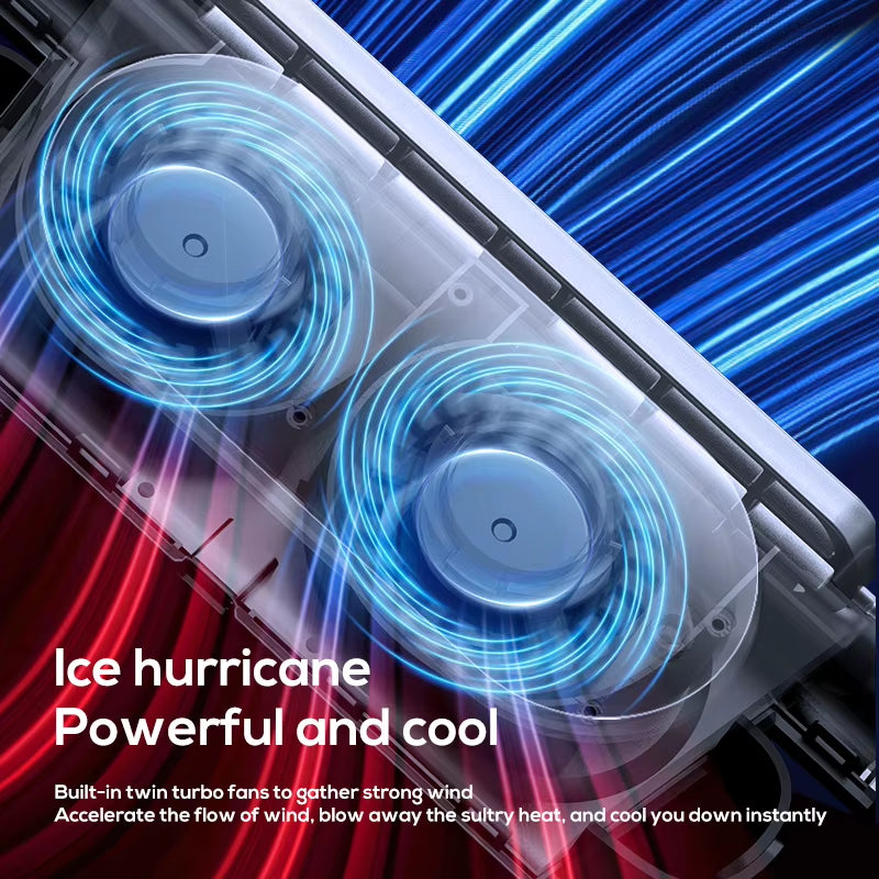 Portable Car Seat Cooling Fan Car Rear Backrest Electric Fan USB Power Supply Fan Air Conditioner Car Interior Accessories