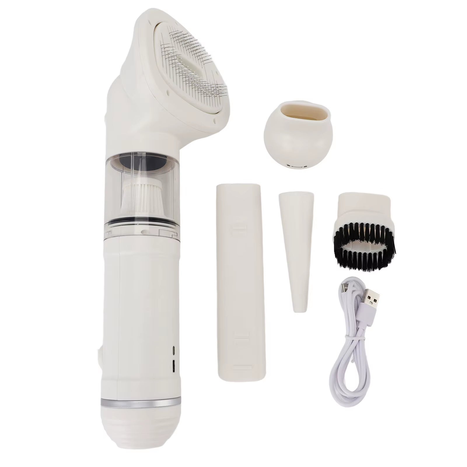 Pet Grooming Vacuum Cleaner Automatic Shedding Brush Dog Vacuum Grooming Kit for Dogs Cats Bed Carpet
