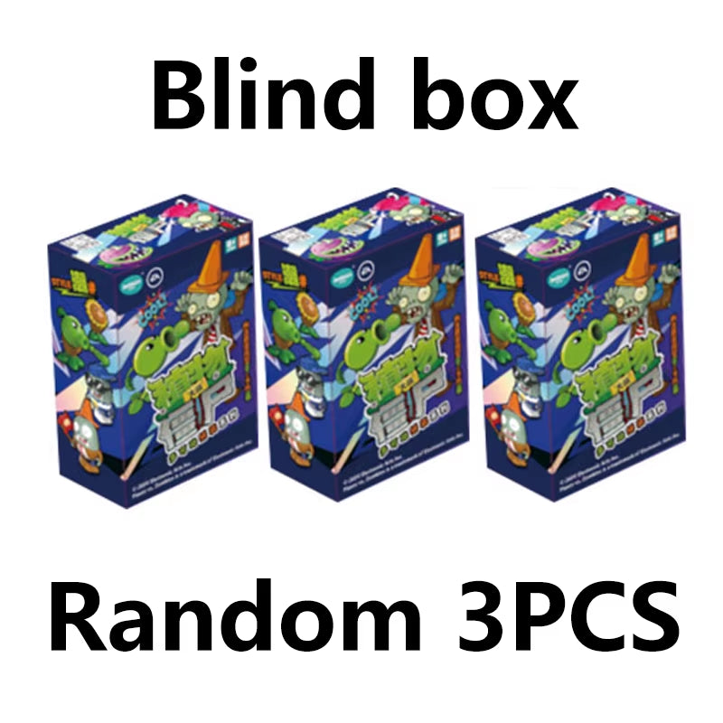 12 PCS Plants Vs Zombies Blind Box Pirate Zombie Egyptian Zombie Must Be Hidden Assembled Doll Toy Action Figure Boy Toy Gift