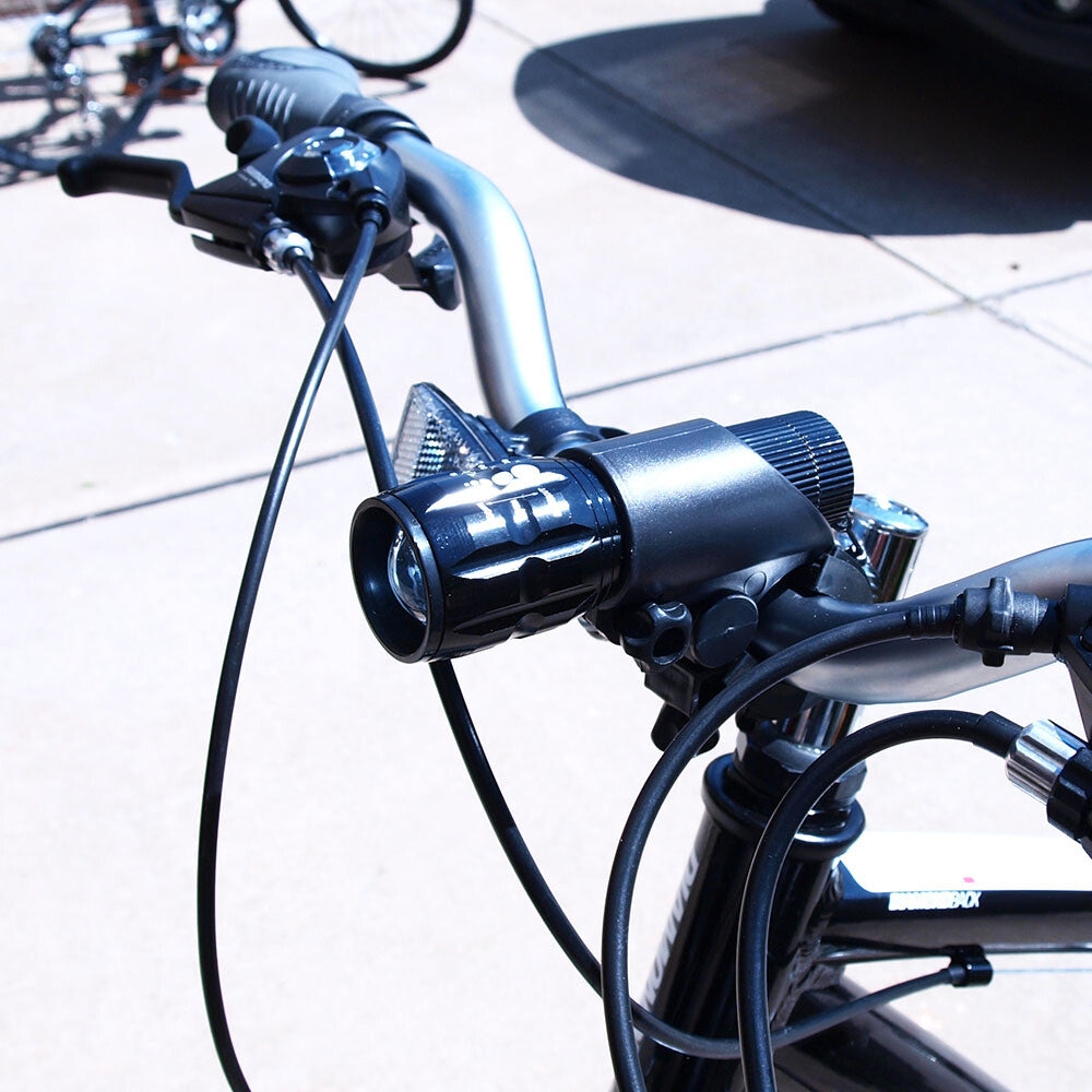 240 Lumens LED Flashlight with Bike Mount - Cycling Front Head Light