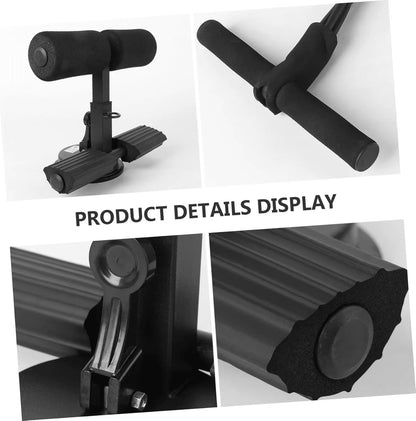 Home Sit up Bar with Rubber Suction Cup - Foot Holder for Abs Workouts, Home Ab Exercise Equipment