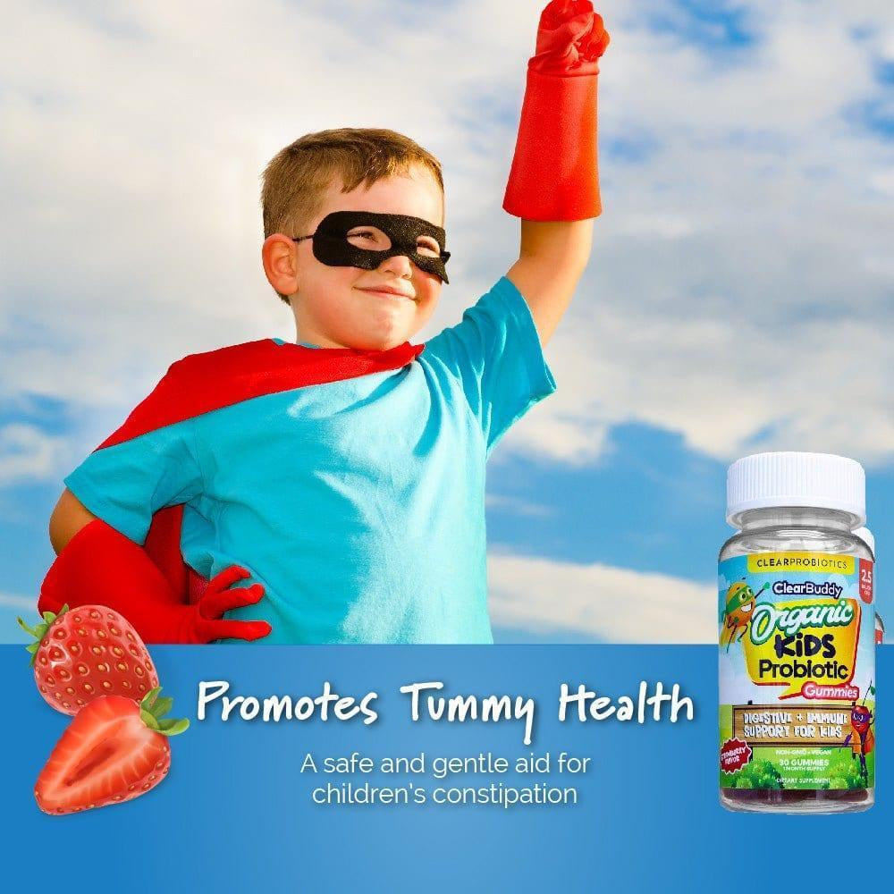 Organic Kids Probiotic Gummies 2.5 Billion Cfu'S Boosts Immune System 60 Capsule