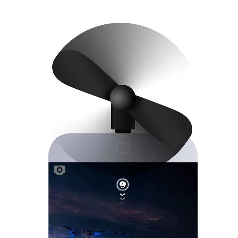 Creative Mini Portable Micro USB Fan 5V 1W Mobile Phone USB Gadget Fans Tester for Type C Cooling Hand Fan Mobile Phone Cooler