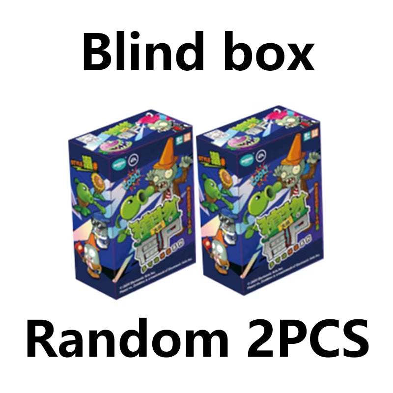 12 PCS Plants Vs Zombies Blind Box Pirate Zombie Egyptian Zombie Must Be Hidden Assembled Doll Toy Action Figure Boy Toy Gift