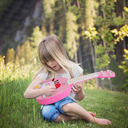 Baby Toddler Guitar for Beginners, 11 Inch Mini Guitar Portable Kids Guitar Suitable for Childrens Birthday Gift