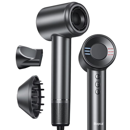 Professional High Speed Electric Hair Dryer 120000RPM Negative Ions Blow Dryer Super Powerful Wind Lownoise Salon Hairdryer