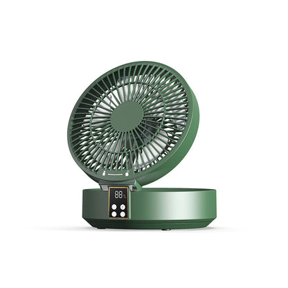 Remote Control Portable Rechargeable Ceiling Usb Electric Folding Fan Night Light Air Cooler Home-Appliance Home