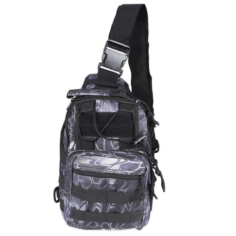 Jupitergear Tactical Military Sling Backpack Shoulder Bag Molle Outdoor Daypack Backpack with Adjustable Strap