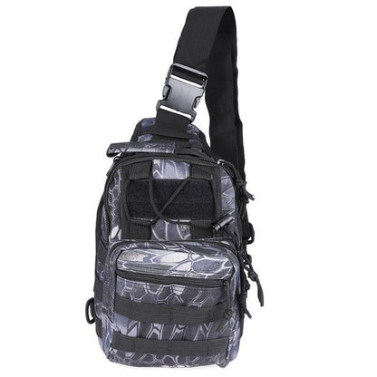 Jupitergear Tactical Military Sling Backpack Shoulder Bag Molle Outdoor Daypack Backpack with Adjustable Strap