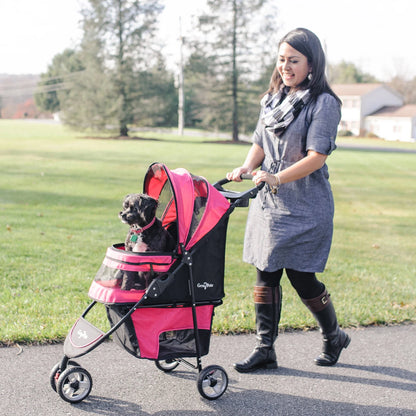 Regal Pet Stroller, for Dogs, Raspberry Sorbet