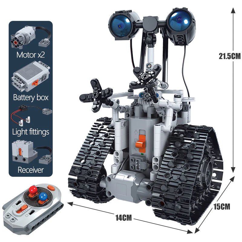Electronic Robot Brick Assembly Kit for Kids Construction Play