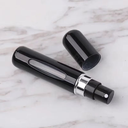 10PCS 5Ml Mini Empty Refillable Spray Bottle Perfume Atomizer Portable Liquid Container for Cosmetics Traveling Aluminum Spray