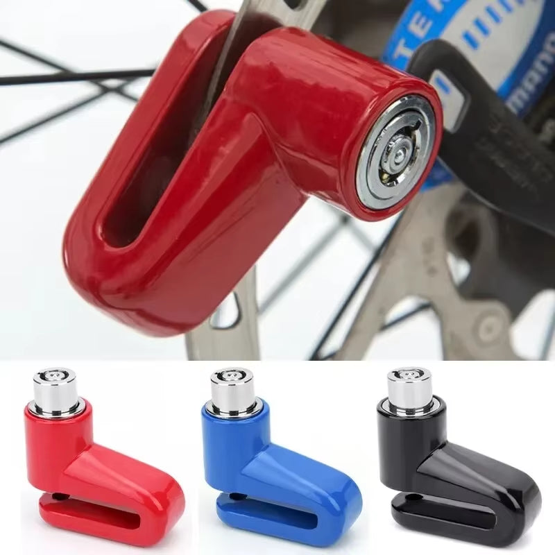 Anti-Theft Motorcycle Disc Brake Lock | Safety Wheel Lock for Mountain & Road Bikes | Includes 2 Keys