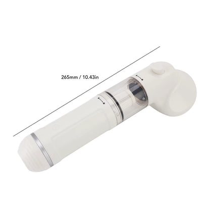 Pet Grooming Vacuum Cleaner Automatic Shedding Brush Dog Vacuum Grooming Kit for Dogs Cats Bed Carpet