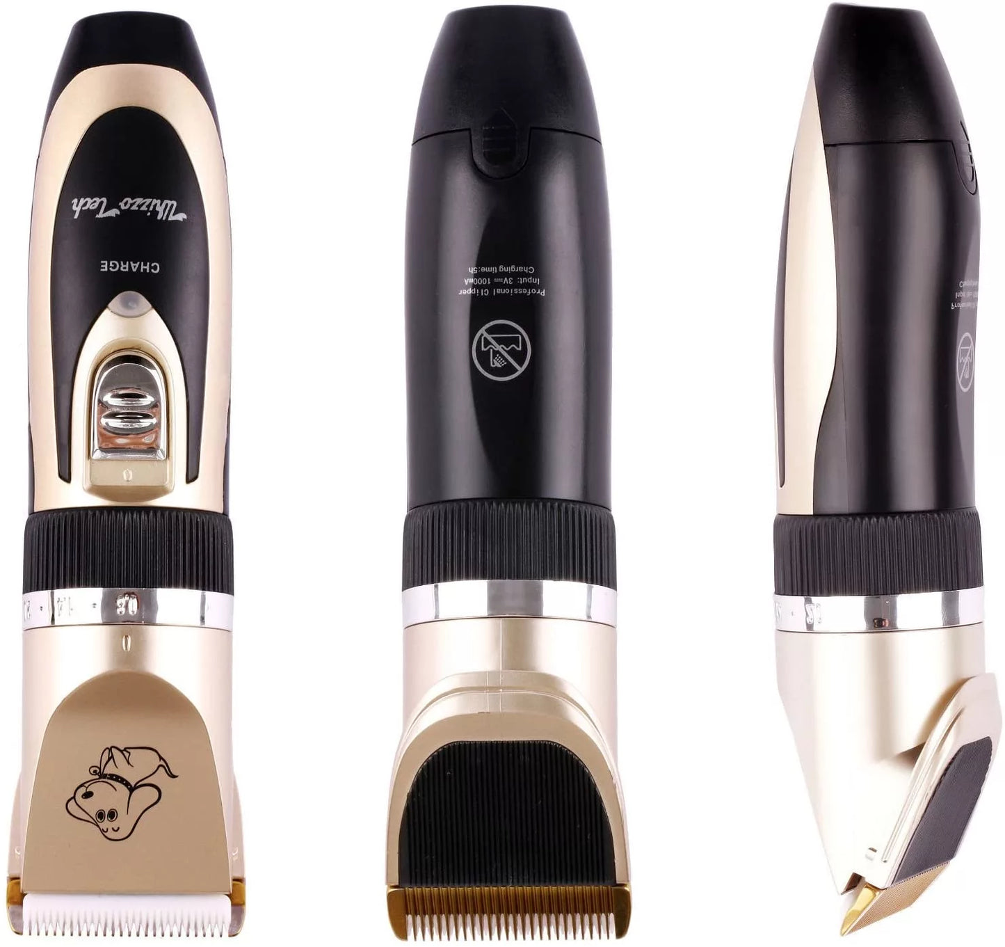 Dog Cat Pet Grooming Kit Rechargeable Cordless Electric Hair Clipper Trimmer Set