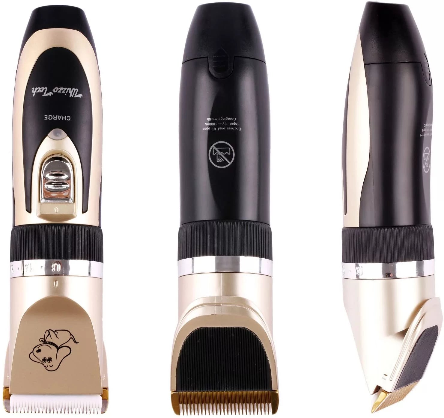 Dog Cat Pet Grooming Kit Rechargeable Cordless Electric Hair Clipper Trimmer Set