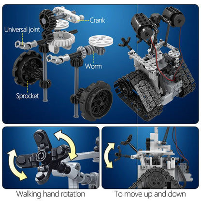 Electronic Robot Brick Assembly Kit for Kids Construction Play