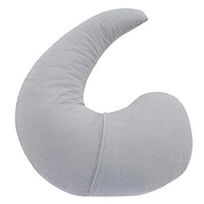 Trinity II Washable Organic Cotton Nursing Pillow with Pillowcase, Gray