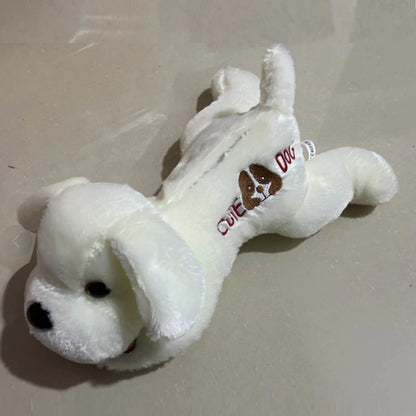 Light up Dog Plush, LED Puppy Stuffed Animal, 13" Glowing Stuffed Pillow Plush with Night Lights Birthday Valentines Gift for Toddler Kids, White