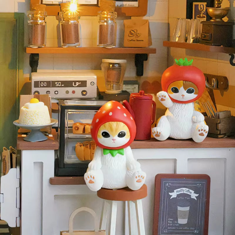 Mofusand Shark Cat Blind Box Series Toy Creative Desktop Cartoon Ornament Doll Collectibles Home Decoration Mystery Box Fun Gift