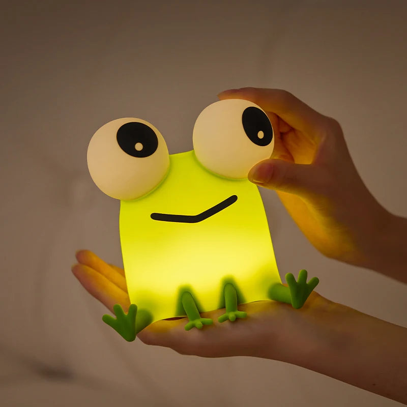 Cute Animal Giraffe Panda Silicone Night Light Timer Patting Lamp Rechargeable Night Lamp for Kids Boys Birthday Gift Room Decor
