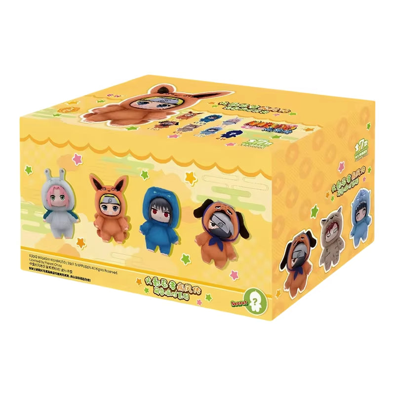 Original Eaki Naruto Blind Box in Stock Naruto Shippuden Party Doll Blind Box Toys Cute Pendant Toys Kid Birthday Gifts