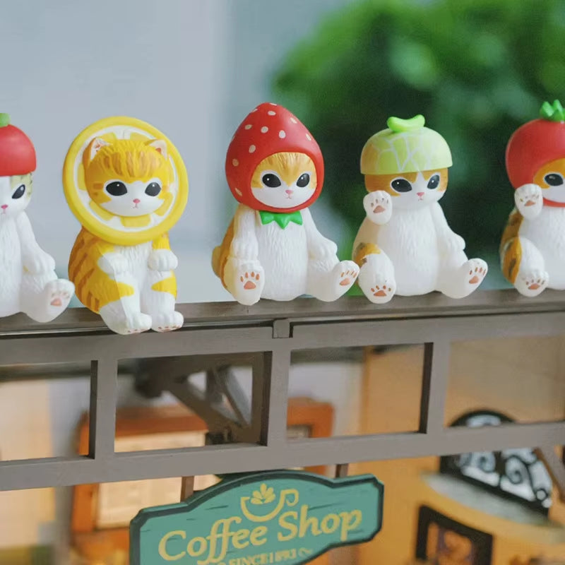 Mofusand Shark Cat Blind Box Series Toy Creative Desktop Cartoon Ornament Doll Collectibles Home Decoration Mystery Box Fun Gift